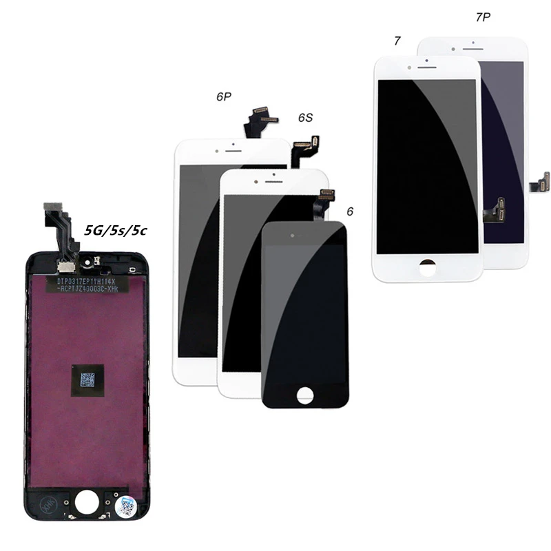 IREPARTS оригинальный для iphone 5 5c 5S SE ЖК дисплей сенсорный экран дигитайзер 6 6s 7 Plus