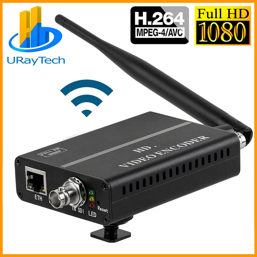 Кодировщик H.264 SD HD 3G SDI для потоковой передачи видео WIFI к IPTV Facebook YouTube Twitch Wowza и т.