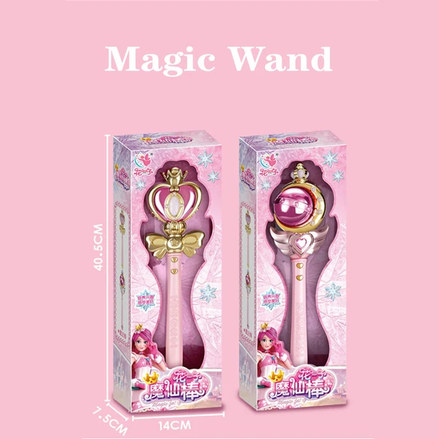 2020 New Flower Fairy Large Magic Wand Led Light Music Little Magic Fairy Princess Fairy Wand Girl Toy Gift 5