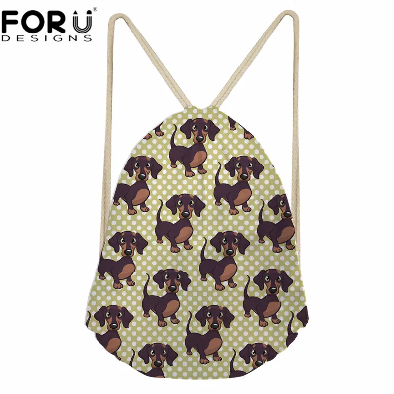 FORUDESIGNS/Детский Школьный рюкзак, одежда для собак, женские сумки на шнурке, пляжный рюкзак для девочек-подростков, комплект рюкзаков - Цвет: Z4194Z3