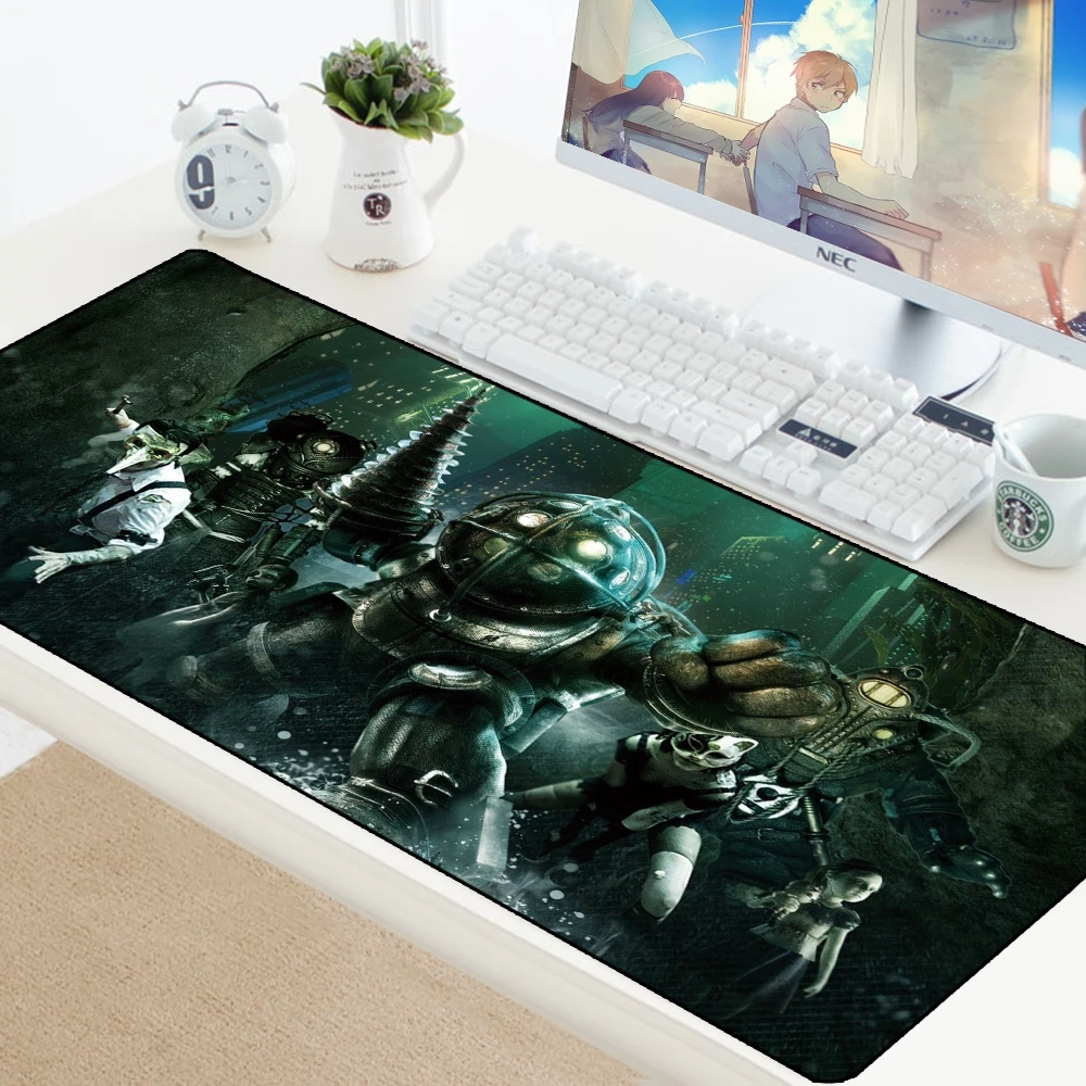 Игровой коврик для мыши Bioshock, коврик для офисной мыши, коврик для настольной мыши, коврик для мыши, ПК, геймера, игровые коврики, игровая клавиатура, аксессуары для компьютера
