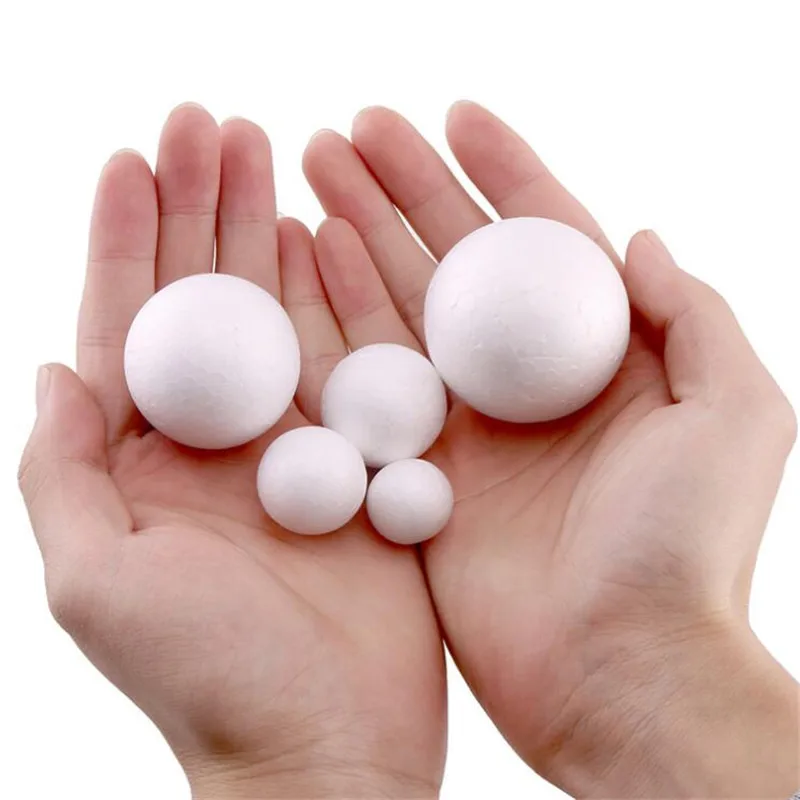

1-25CM Modelling Polystyrene Styrofoam Foam Ball White Craft Balls For DIY Xmas Decor Wedding Party Supplies Gifts