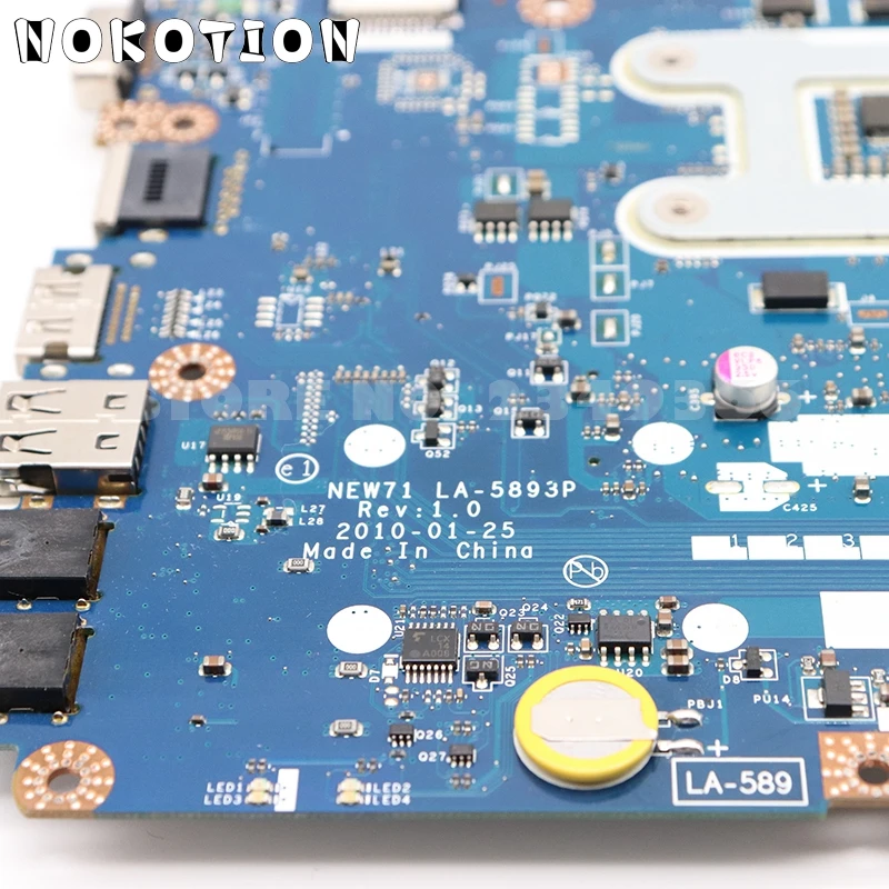 Материнская плата NOKOTION MBBJY02001 MB.BJY02.001 для ноутбука Acer aspire 5742 5742G материнская New 71 LA