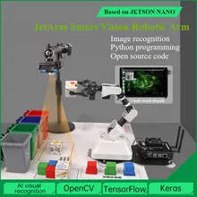 Hiworder Lobot Jetarm Robotarm Jetson Nano Kunstmatige Intelligentie Ai Visuele Herkenning Robot Afval Sorteren Systeem