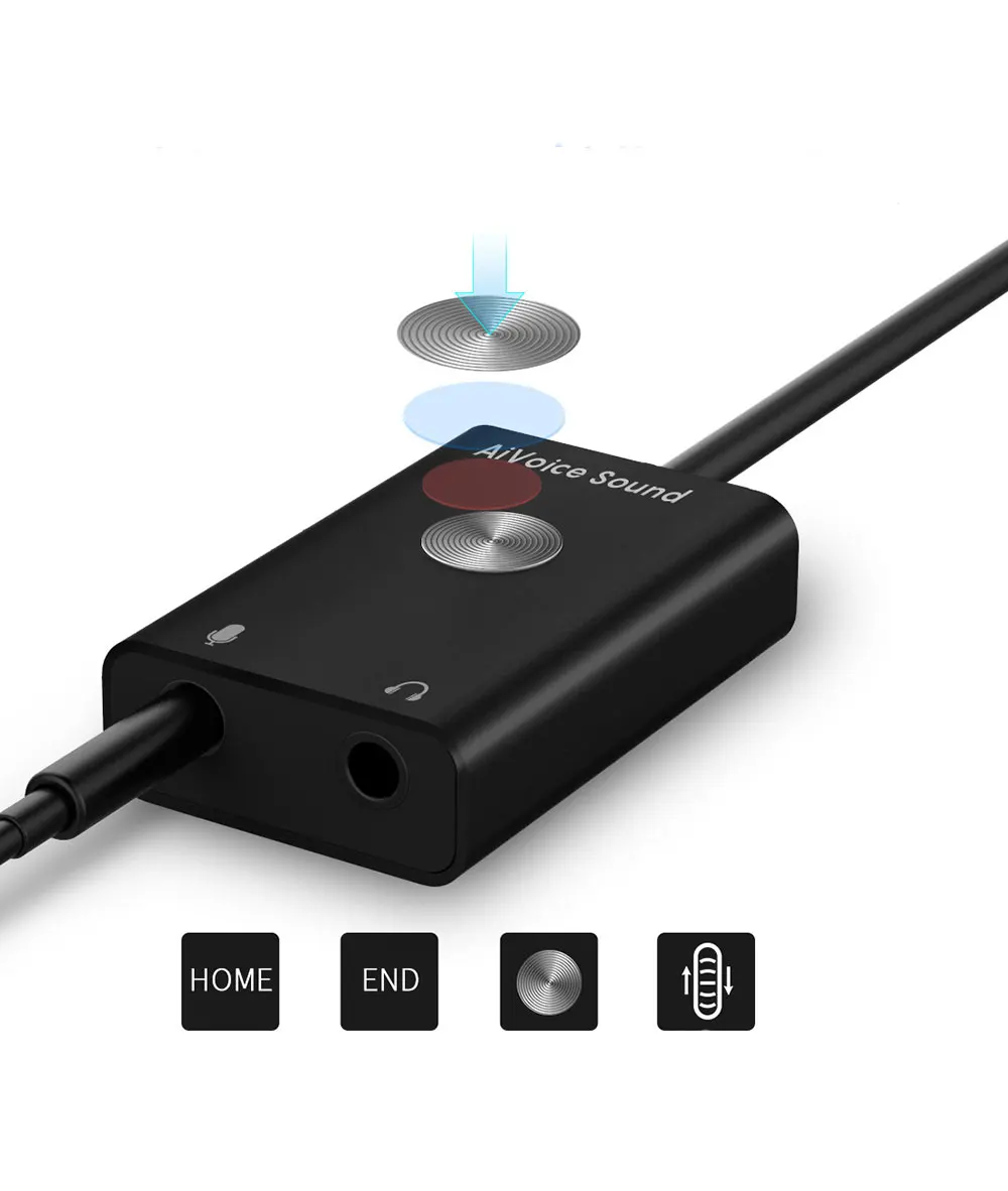 Акция звуковая карта USB аудиоинтерфейс USB-разъем 3 5 мм 3D Аудио гарнитура микрофон