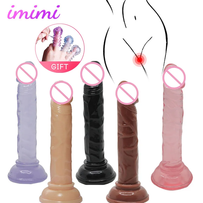 Sex Toys for Woman Erotic Soft Realistic Big Dildo Anal Butt Plug Strap On Big Penis Suction Cup No Vibrator Toys for Adult