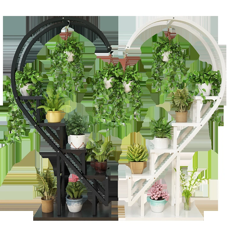

Flower Airs Household Multi-storey Indoor Balcony A Living Room Shelf Green Radish Meat Flowerpot Frame Partition Landing Type