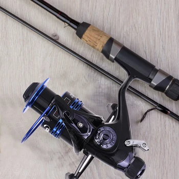 

Metal Head 5.1:1 Front Rear Dual Brake System T-shaped Handles 9+1BB Spinning Fishing Reel Carp Fishing Angling Tackle Tools