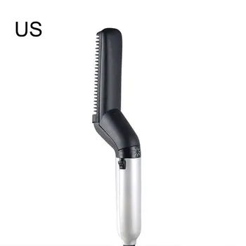 

Multi-function Men's Heat Hair Styling Ceramic Curler Straightener Comb Personal Care Shun Hair Comb