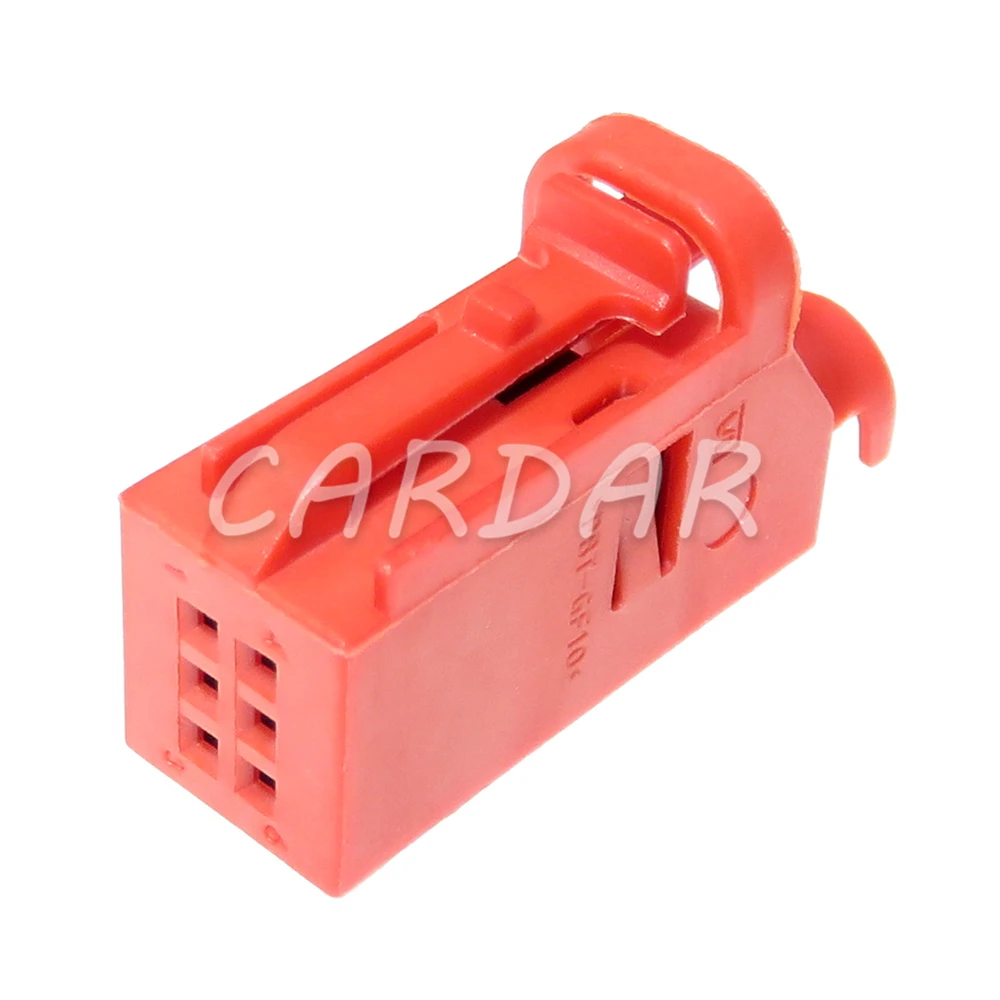 Arnés de cableado de alarma de presión de neumáticos de coche, enchufe sin sellado, 6 pines, 4D0, 971, 636B, 1534121-3, 4D0971636B, rojo, 1 Juego