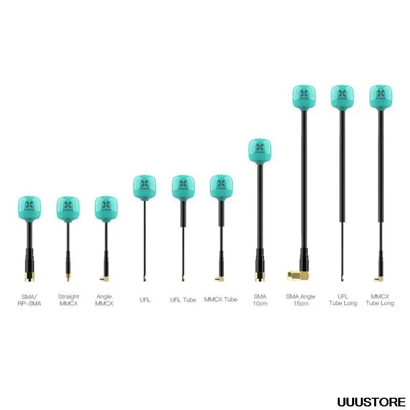

Foxeer FPV Antenna Lollipop 4 Plus Omni LDS Antenna 5.8G 2.6Dbi RHCP LHCP FPV SMA RPSMA UFL Straight/Angle MMCX For RC FPV Drone