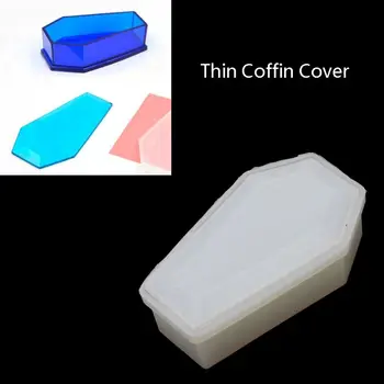 

Resin Casting Storage Box Mould Silicone Coffin Box Mold Halloween Jewelry Tools