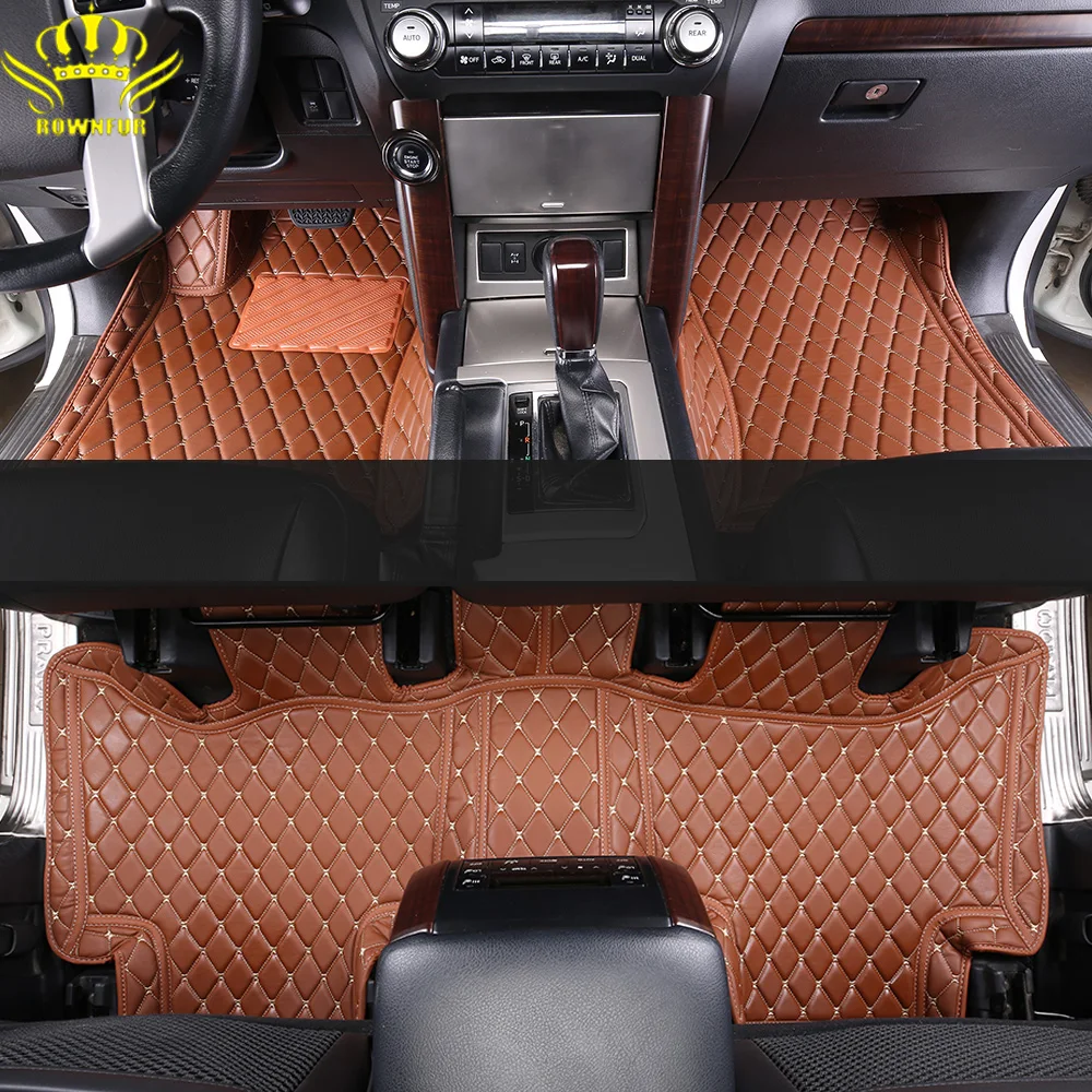 3D Car foot Mats Luxury Leather Floor Mat For BMW x1 x3 X5 x6 x7 E70 740i 320i 520i E34  F16 E71 E90 F30  Fashion Car Access