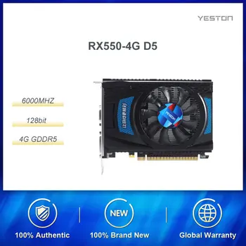 

Yeston Radeon RX 550 GPU 4GB GDDR5 128bit Gaming Desktop computer PC Video Graphics Cards support DVI-D/HDMI/DP PCI-E 3.0