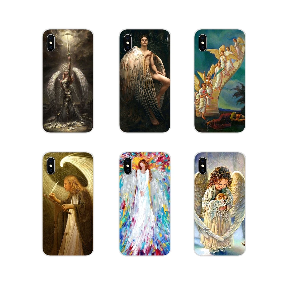 

Phone Cases Covers For Huawei Mate Honor 4C 5C 5X 6X 7 7A 7C 8 9 10 8C 8X 20 Lite Pro Painting Angels Are Watching Over You 2018