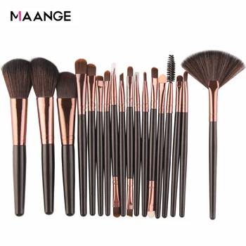 

MAANGE 6/15/18Pcs Makeup Brushes Set Cosmetics Eye Shadow Powder Foundation Blending Blush Eyeliner Lip Beauty Make up Kit Tool