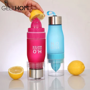 

Lemon Juice Water Bottle 650ml Fruit Infuser Drinkware Sport Plastic Fruit Infusion Bottle Sports Juice Portable Bottle