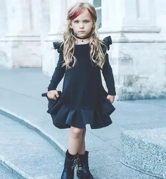 

5pcs/lot Spring 2020 Girls Clothes Dresses Kids Dress ruffles Girls Toddler Girl Dresses 1-5T sylvia 574192624080