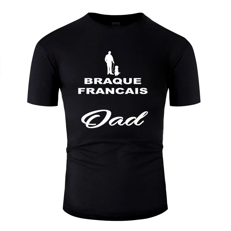 Custom Dad Vater Papa Dog Hund Braque Francais футболка для мужчин и женщин Kawaii мужские футболки