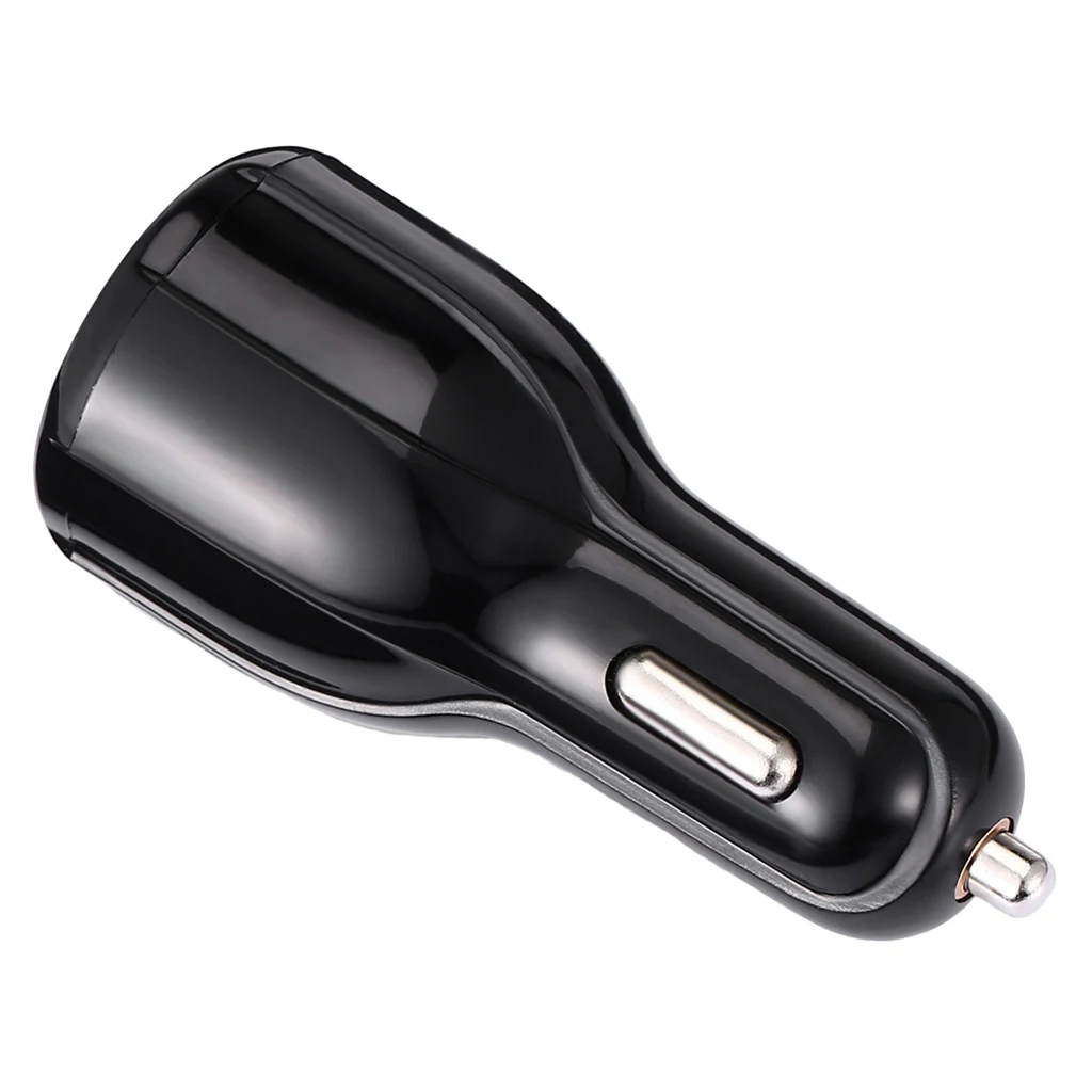 Черное автомобильное зарядное устройство с двумя 2 портами USB быстрое автомобильное зарядное устройство Быстрая зарядка 3,0 универсальное для samsung S8 S9 Xiaomi huawei p8 зарядное устройство для телефона