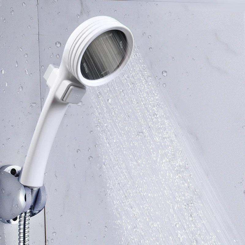 Useful ABS Water Saving Rainfall Shower Head Pressure Bathroom Kit Sprayer Shower Home Garden Supplies