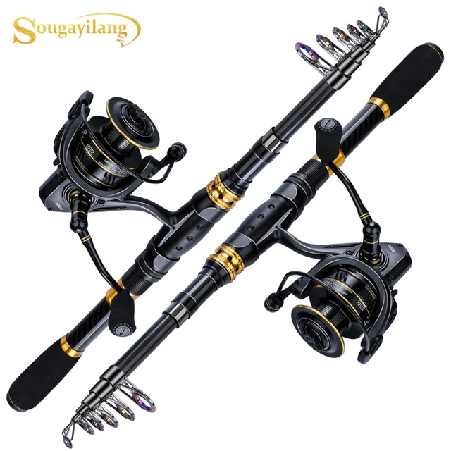 Plusinno Fishing Rod And Reel Combos Carbon Fiber Vi Telescopic Fishing Rod  With Reel Combo Sea Saltwater Freshwater Kit - Rod Combo - AliExpress