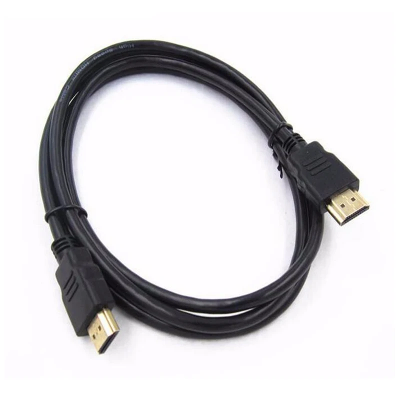 1 м 1 м 3 фута HDMI кабель HDMI шнур для рецепторов DVB-S2 DVB T2 ATSC ISDB-T DVB-C спутниковый ТВ Recevier Iptv DVBT2 тюнер ТВ коробка 1080P 3D - Длина: 1 м