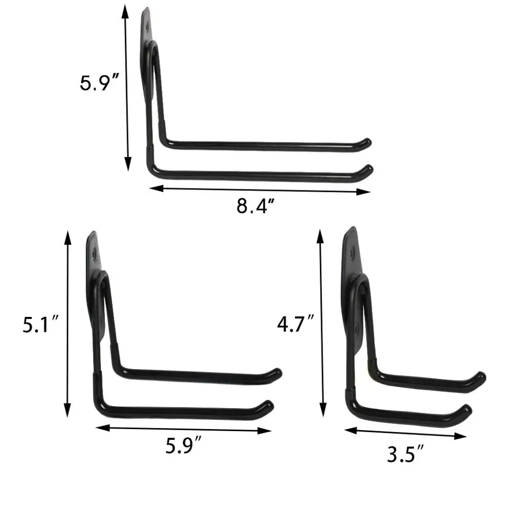 Onefeng спортивный Расширенный настенный держатель стальной гараж хранения служебные крючки для лестниц и инструментов Космическая заставка вешалка стойка(набор из