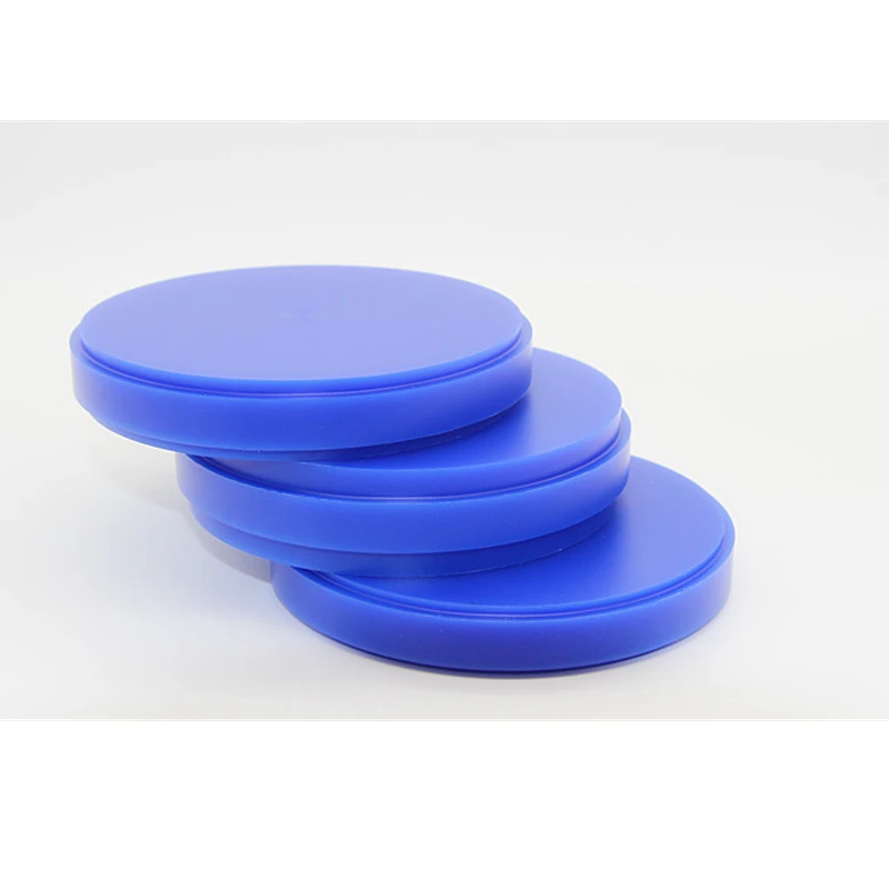 

5 шт. стоматологические синие Восковые Блоки резьба коричневый воск чистый белый диск OD98 * 10/12/14/16/18/20 мм Материал CADCAM