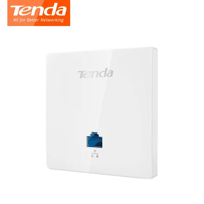 Tenda W6 S N300 беспроводная точка доступа в стену 300 Мбит/с домашняя стена WiFi AP клиент +