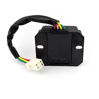 

4 lines 12V Motorcycle Silicon Rectifier ZS110 Regulator ZS 110 Voltage Regulator Scooter Moped ATV Aluminium