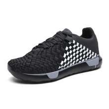 Осенняя Уличная обувь; мужские кроссовки в клетку; повседневная обувь; воздухопроницаемые кроссовки для мужчин; Мужская обувь смешанных цветов; большие размеры 39-45