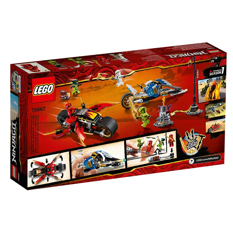 LEGO Lego 70667 Phantom Ninja Kay Blade Chariots And Likes Snowfield Tanks Assembled Building Blocks Toy