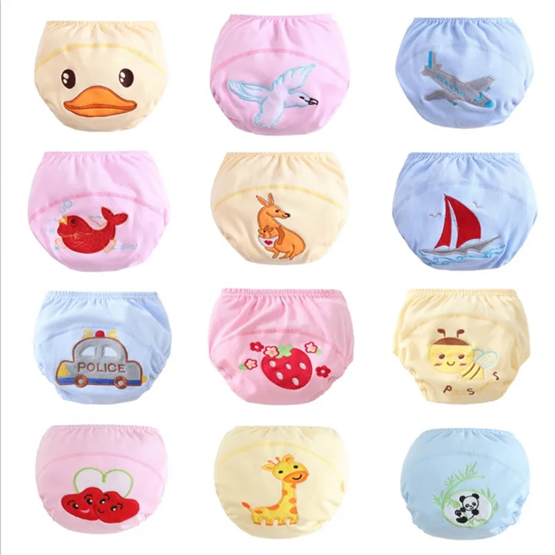 20pc/Lot Baby Washable Diapers Underwear Cotton Breathable Training Pants