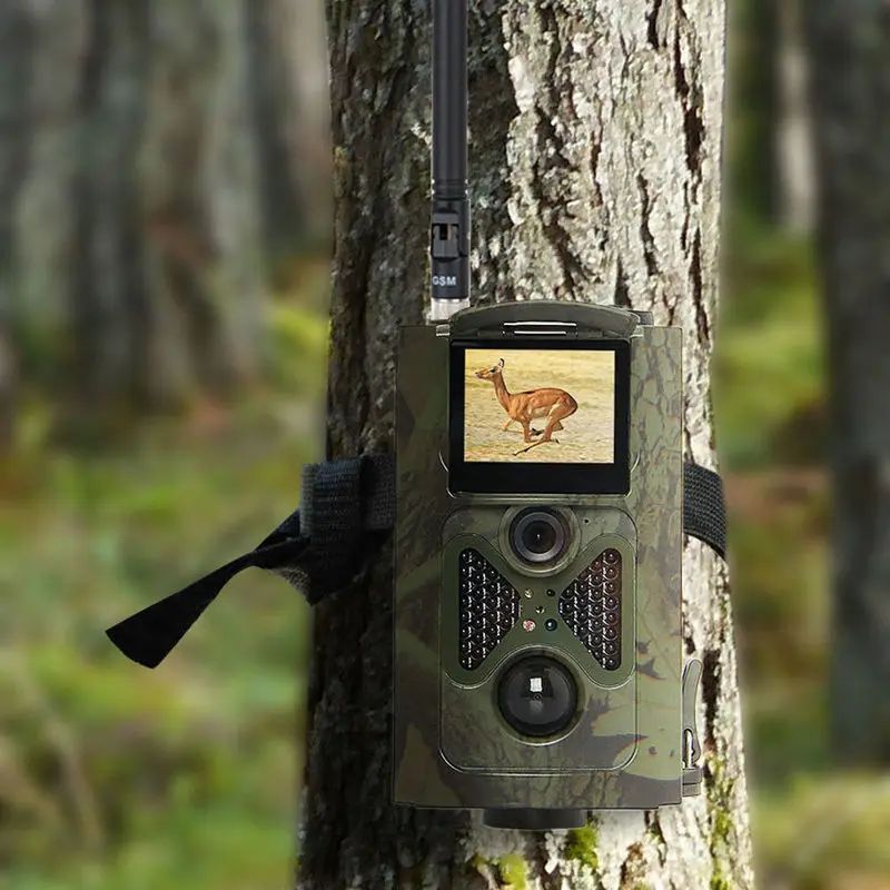 Skatolly HC300M ночного видения инфракрасная охотничья камера 12MP GSM охотники Скаутинг целомудрия олень ловушки для фотоаппаратов Wild Trail камера s