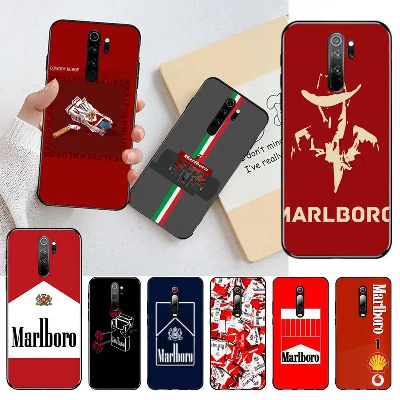 YJZFDYRM Hot Cigarette brand Shell Phone Case for Redmi Note 9 8 8T 8A 7 6 6A Go Pro Max K20 | Мобильные телефоны и