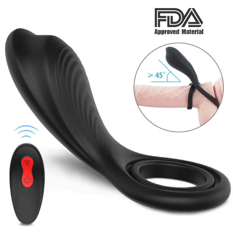 

Cock Ring Male Vibrate Penis Cockring Vibrator Clitoris Stimulate Delay Ejaculation Sex Toy For Couple Men Adult Product