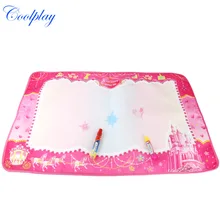 Детская игрушка для рисования Замок принцессы магический водяной холст Детское покрывало для домашних работ красочное покрывало с граффити