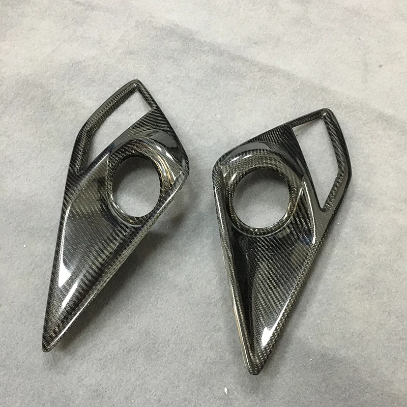 Fit for TOYOTA GT86 Carbon Fiber Front Fog Lamp Frame Front bar fog lampshade cover tuyere