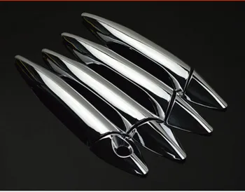 

FIT FOR HYUNDAI ELANTRA CHROME SIDE DOOR HANDLE BAR COVER CATCH TRIM MOLDING CAP MOULDING ACCESSORIES 2011-2020