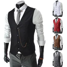 Spring Clothing New Style Purchasing Agents AliExpress Men Business Waistcoat Fashion Versitile 8671