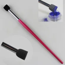 Импортные товары,, маникюр, градиент, hai mian bi, белый цвет, hai mian bi, черно-белый с рисунком hai mian bi Halo