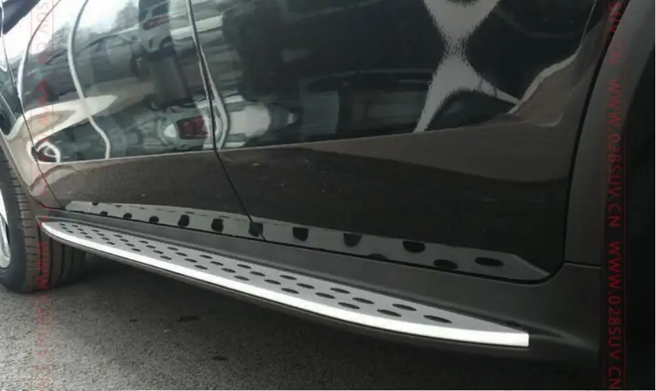 Высококачественные автомобильные панели из алюминиевого сплава, боковые ступенчатые педали для Mercedes-Benz GLC X253 AMG GLC200-GLC300