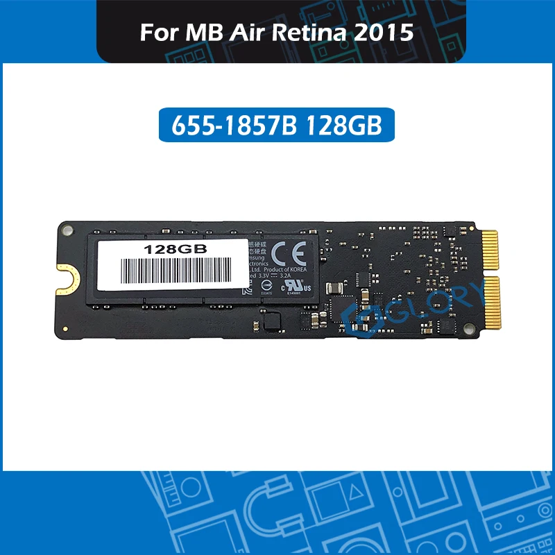 MacBook A1466 2015 MJVE2LL Samsung 128GB 12+16 pin SSD MZ-JPV128R