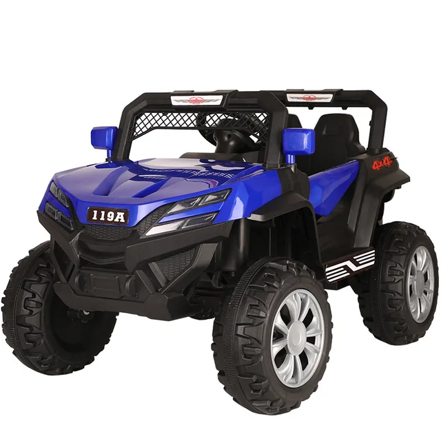 Kids RC Electric Car for Children LED Lighting Music Graffiti Off-road Vehicle Electric Car for Kids Ride on 0-6 Years Old 6