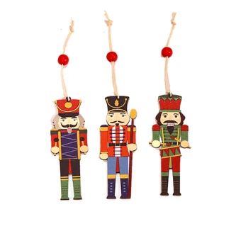 

Home Decor/Christmas Decorations/Cute Walnut Soldier Wooden Pendant/Wooden Pendants/Christmas Tree Decorations/Kids Gift
