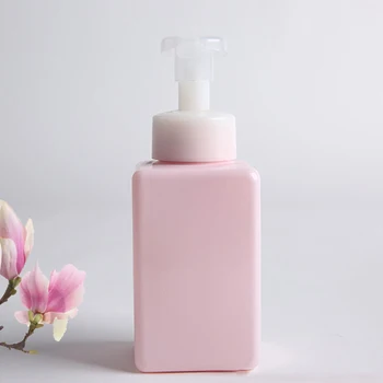 

450ml Portable PET Pump Bottle Soap Liquid Foaming Hand Lotion Shampoo For Cleaning And Washing Durable