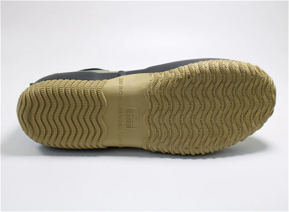 Fly Fishing Shoes Rain Boots Short Anti-slip Waterproof Rubber Sole Rock Fishing Waders Wind Protect