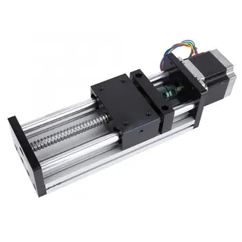 

300mm Ball Screw Linear Actuator Motorized Slide Table with Nema17 42 Stepper Motor geleiderail CNC Parts Model 1204/1605/1610