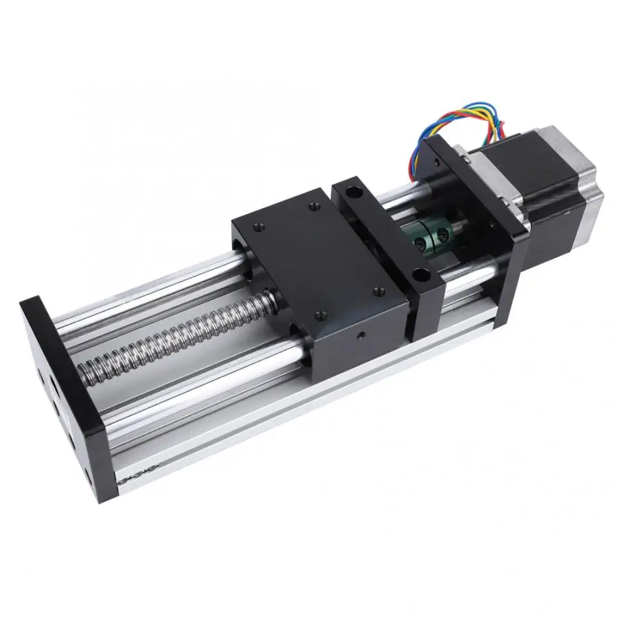 

300mm Ball Screw Linear Actuator Motorized Slide Table with Nema17 42 Stepper Motor geleiderail